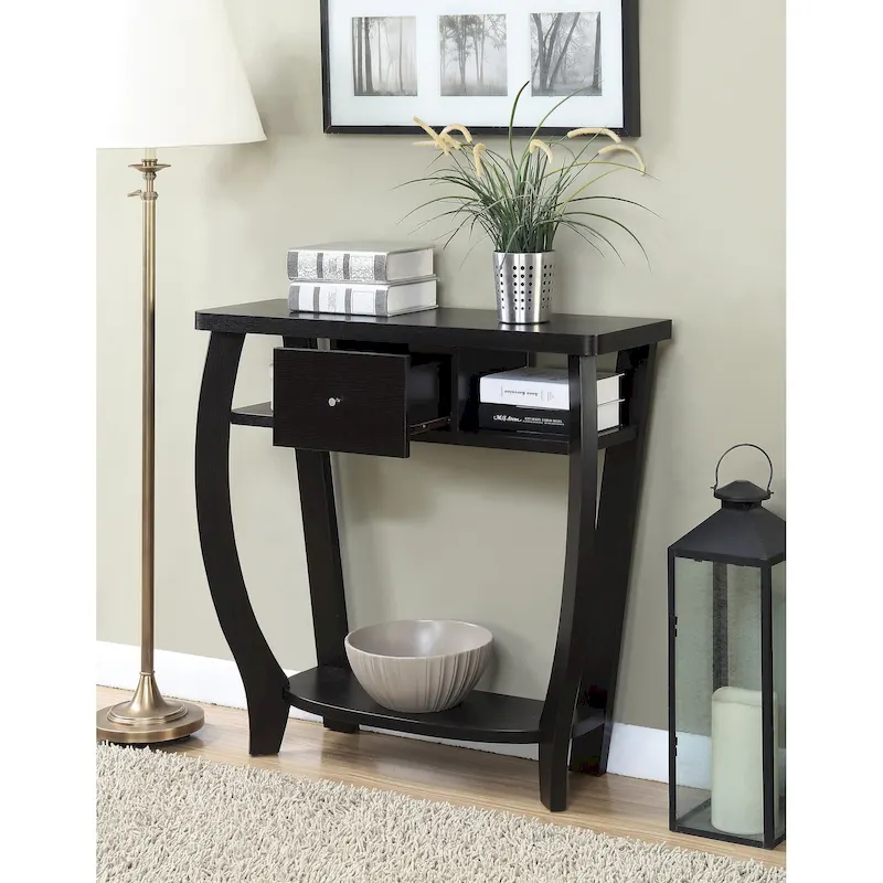 Newport 1 Drawer Dorchester Console Table with Shelf