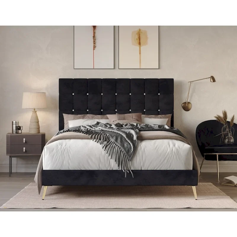 Marcella Upholstered Panel Bed