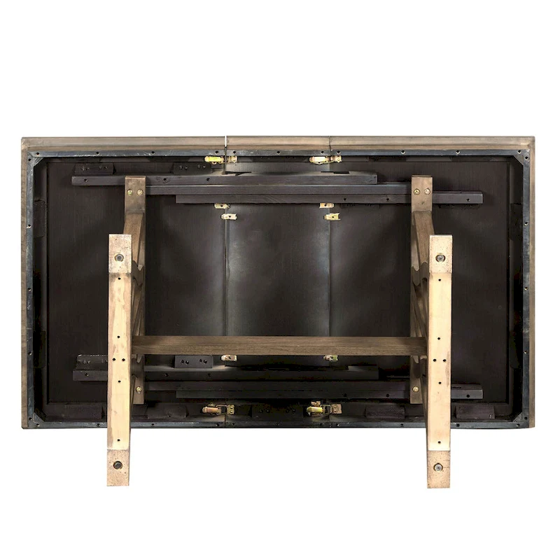 7-Piece Wooden Dining Table Set with Extendable Table & 6 Chairs