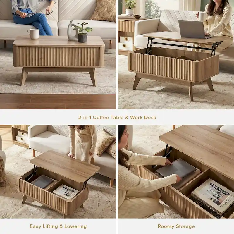 Mopio Brooklyn Lift Top Coffee Table