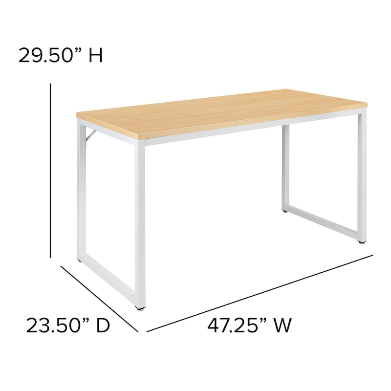 Commercial Grade Industrial Style Office Desk - 47  Length