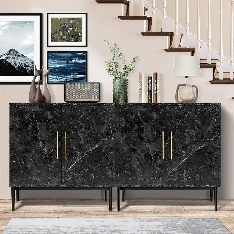 Modern Buffet Cabinet - 15.7D x 31.1W x 31.5H