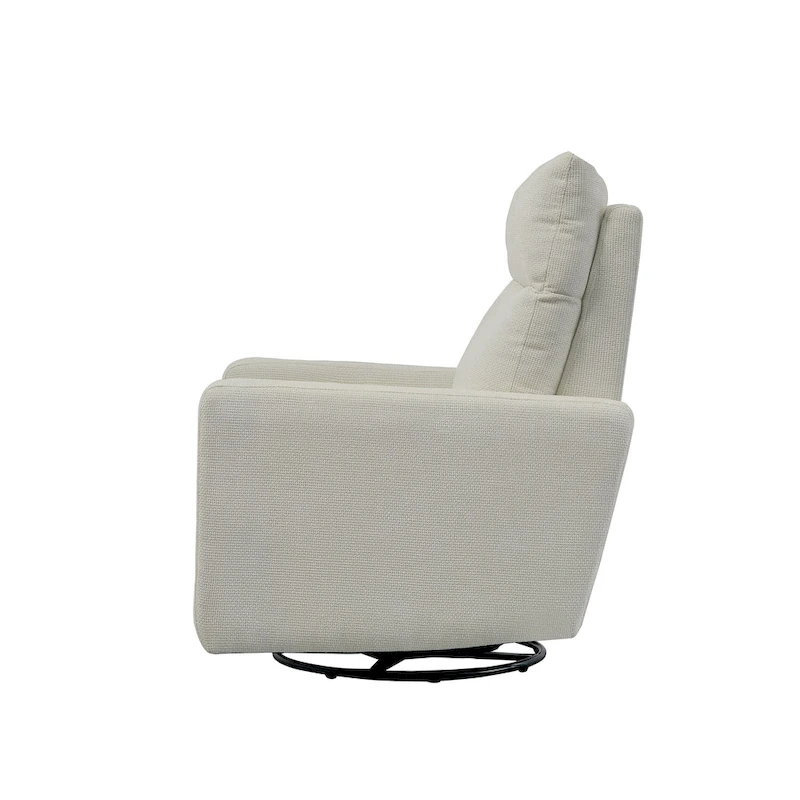 Olmas 33.5W Power Swivel Glider Recliner with USB Charger Set Of 2