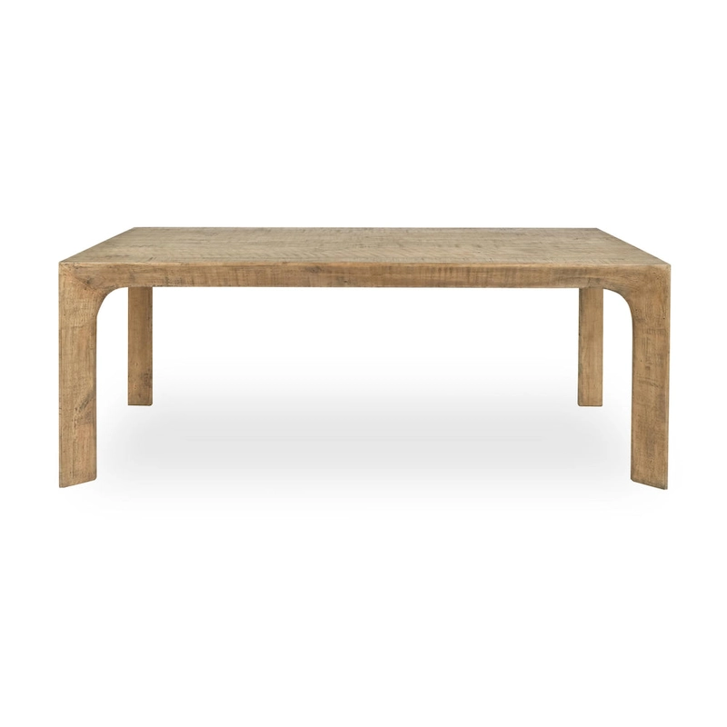 Classic Home Crest 78 Reclaimed Pine Wood Dining Table in Natural