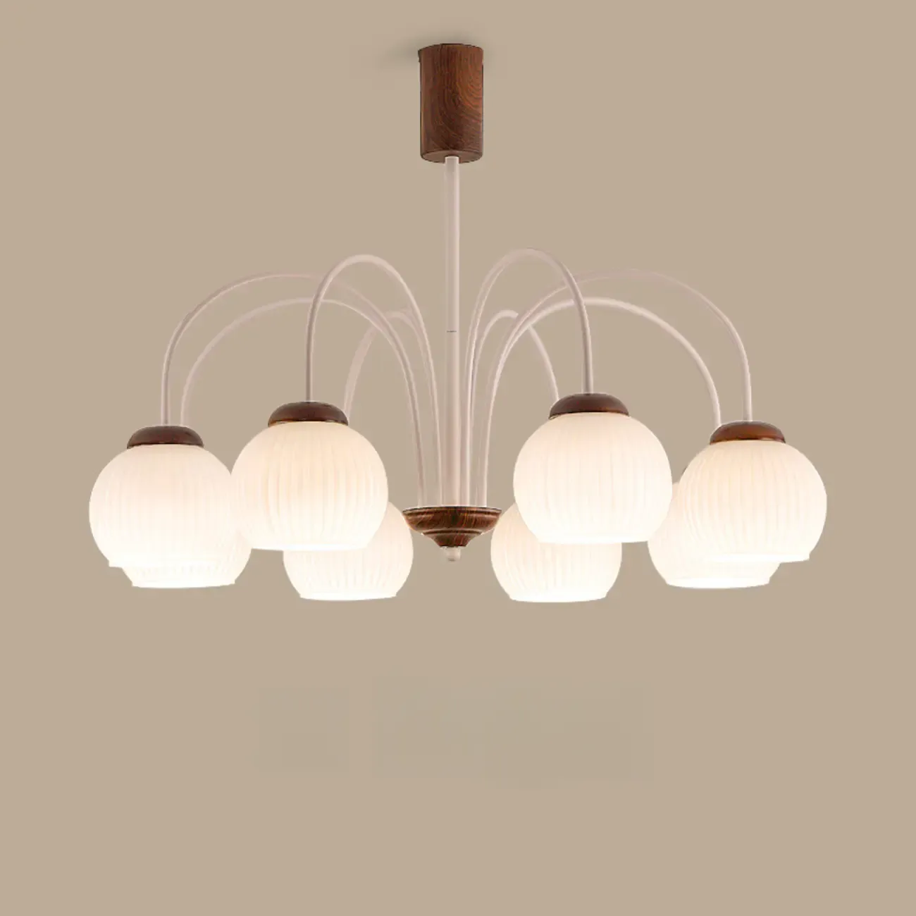 Modern Elegant Globe Pendant Chandelier with Flexible Length