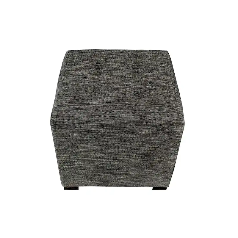 MJL Furniture Lucky Square Button Tufted Ottoman