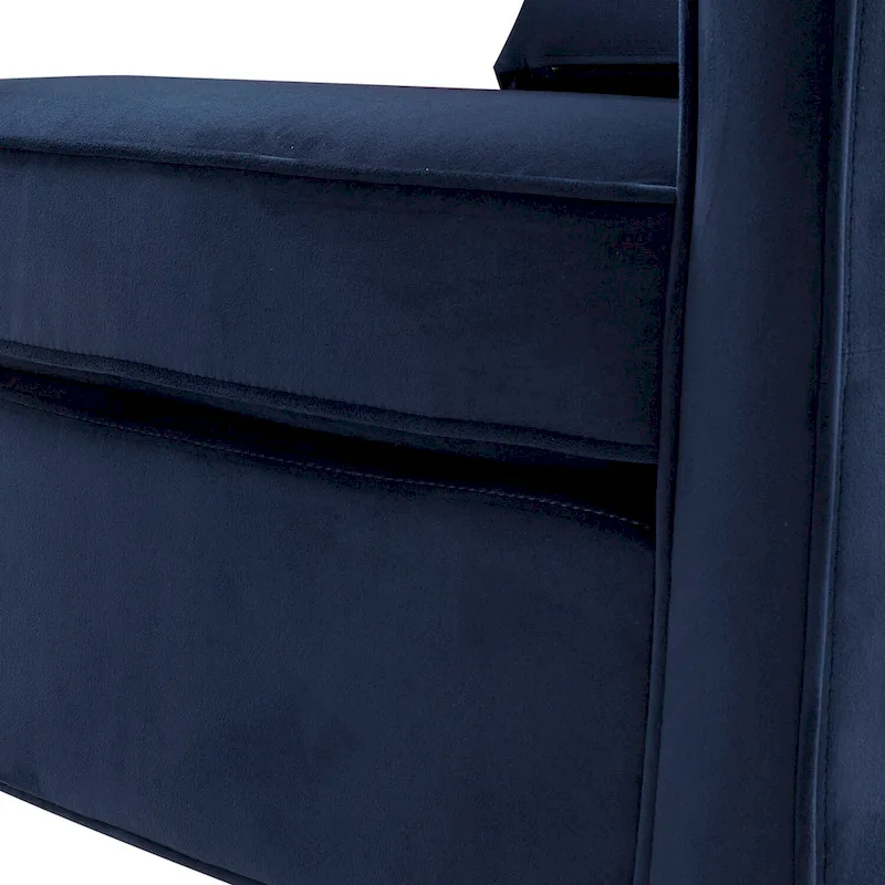 Velvet Accent Arm Chair