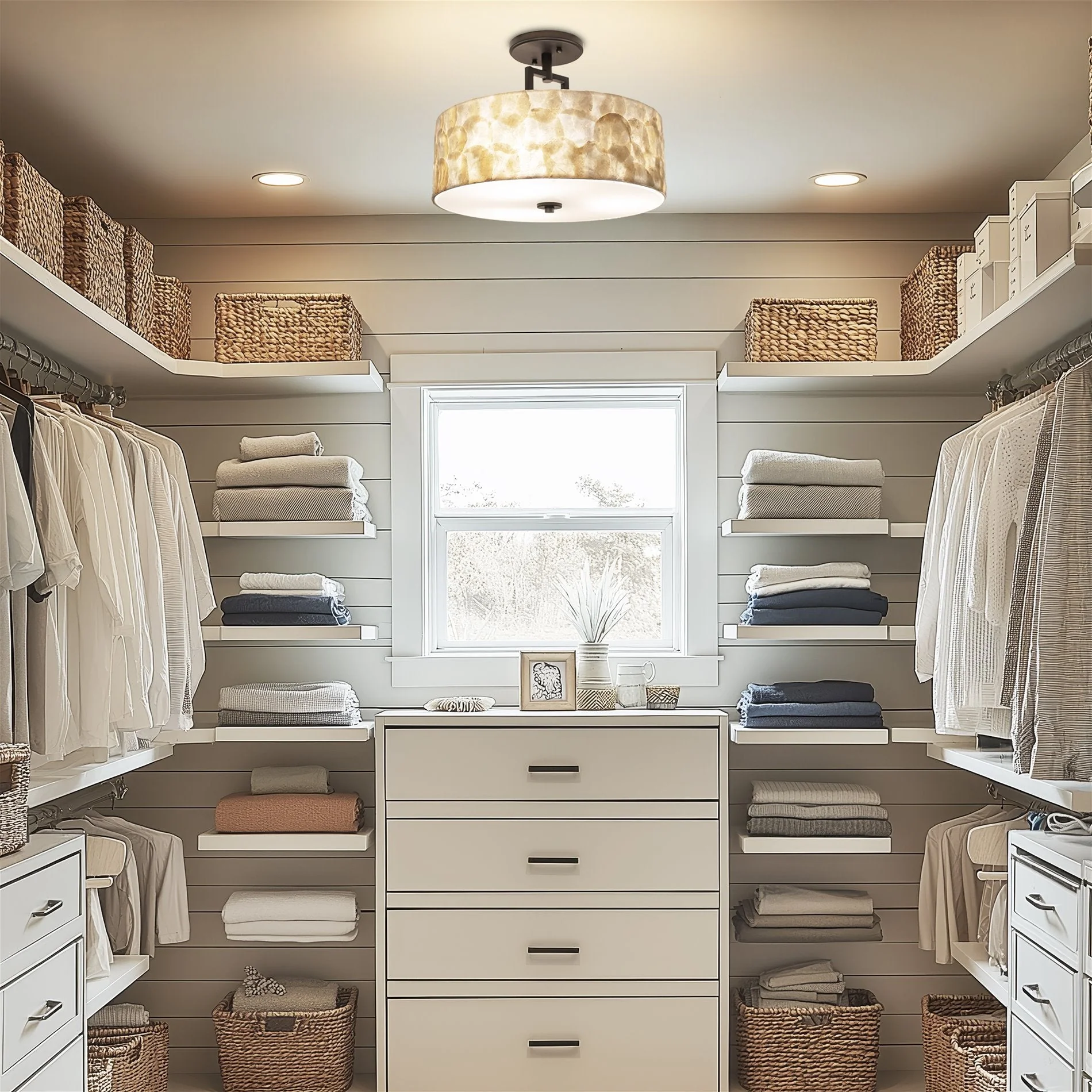 Cove 15 3-Light Semi Flush Mount Ceiling Light