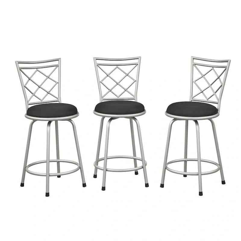 Adjustable Height Swivel Stools (Set of 3)