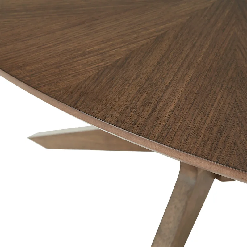 Rondo Mid-Century Walnut Finish Tables by iNSPIRE Q Modern
