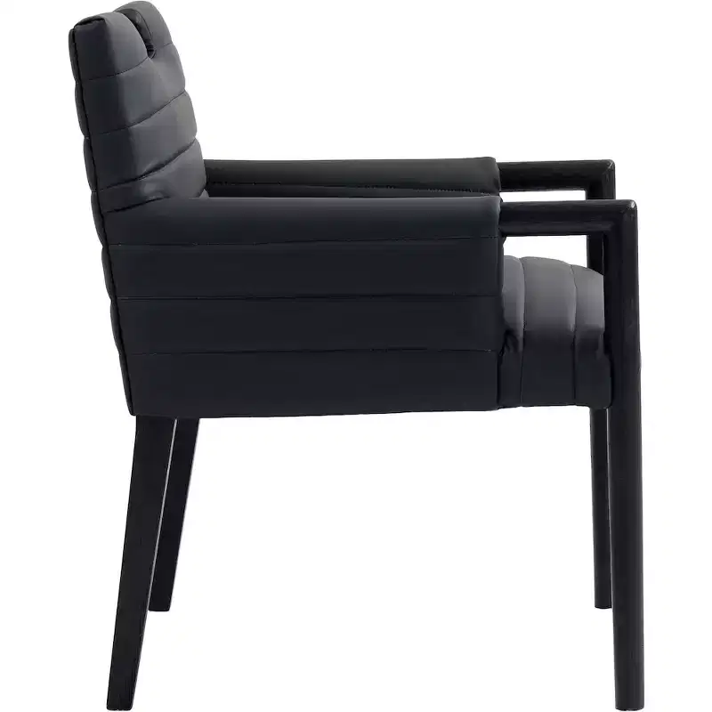 Meridian Furniture,Aimee Vegan Leather Dining Arm Chair