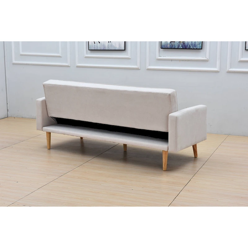 Modern Adjustable 3-position Sleeper Sofa Futon