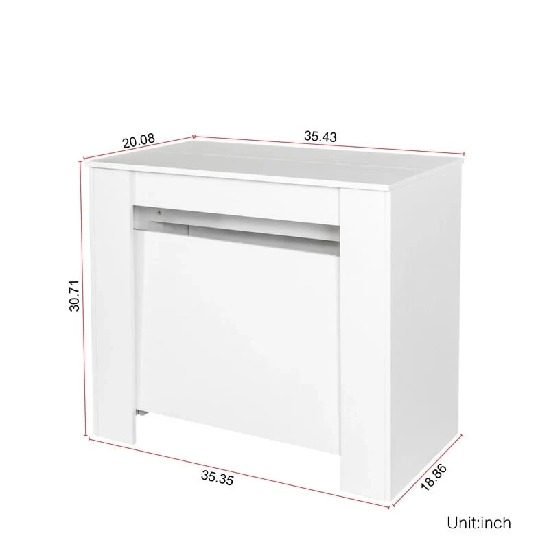 Multifunctional Extendable Wooden Dining Table