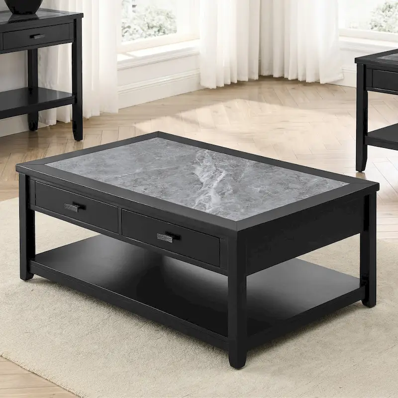 Steve Silver Gladstone Coffee Table with Casters