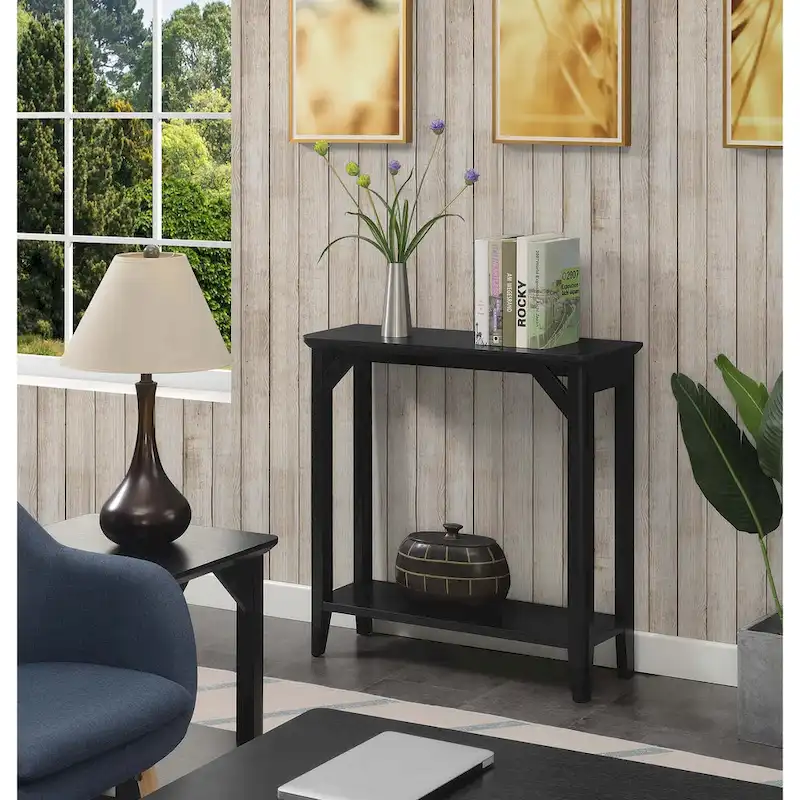 Convenience Concepts Winston Hall Table with Shelf