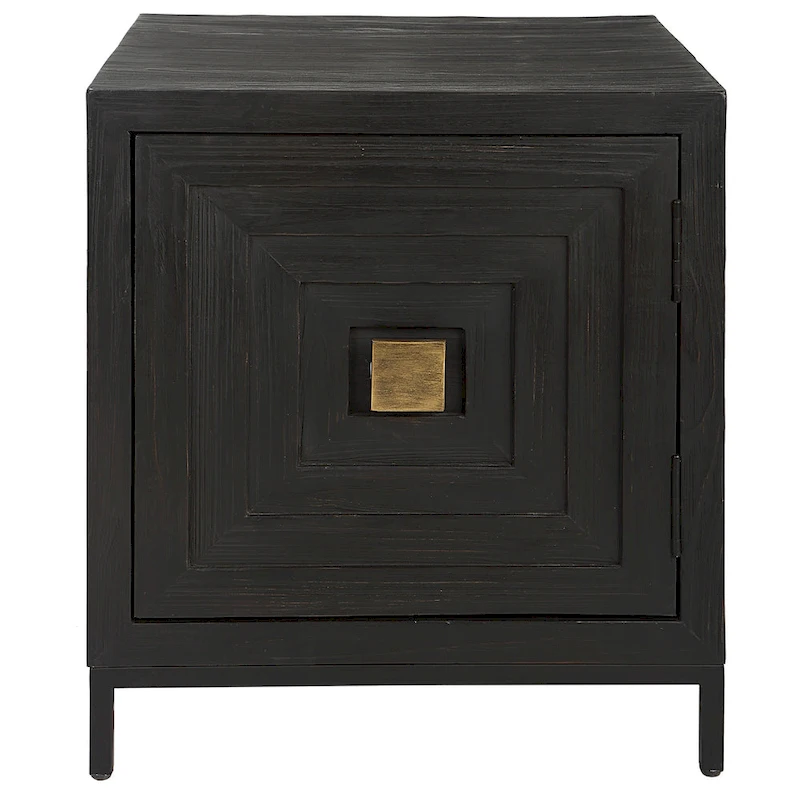 Uttermost Aiken Geometric Cabinet / End Table - 22W x 26H x 20D