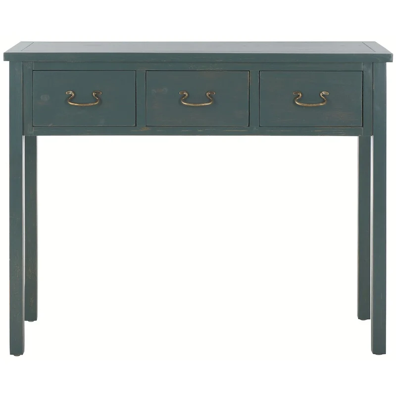 SAFAVIEH Marleine Antiqued Grey Console Table - 39.4 x 14.2 x 31.7 - 39Wx14Dx32H