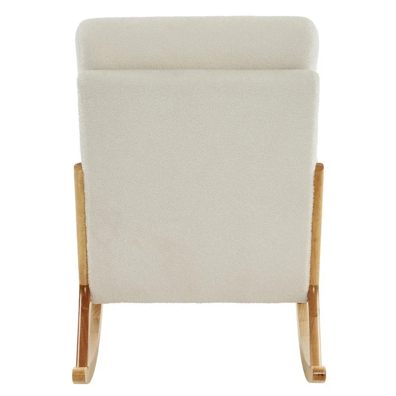39.37 W High-Back Dual-Use Upholstered Rocking Chair/Accent Chair