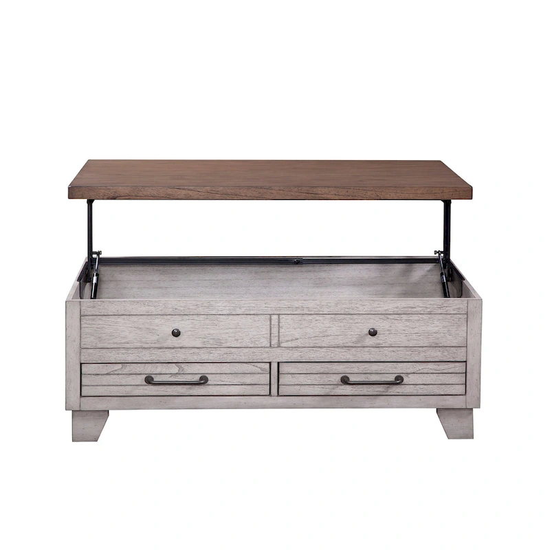 Steve Silver Two-tone Wood Lift-Top Coffee Table with Casters