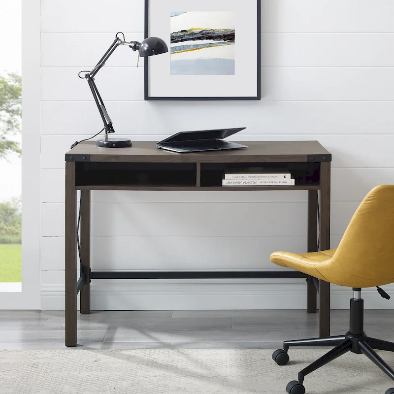 Middlebrook 42-inch Metal X Farmhouse Desk