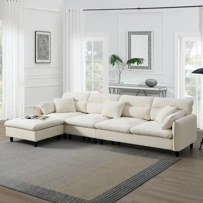 Modern Convertible Sectional Sofa