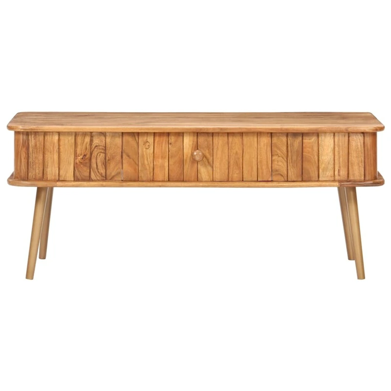 vidaXL Coffee Table 39.4x19.7x15.7 Solid Acacia Wood