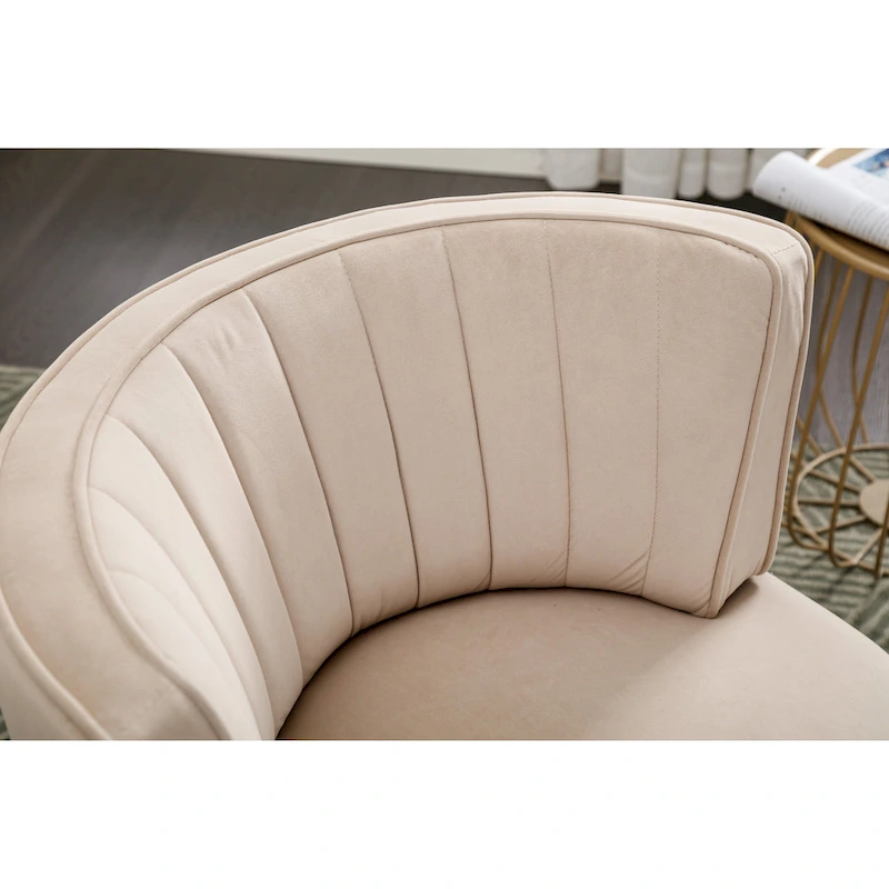 360 Degree Swivel Cuddle Barrel Accent Chair