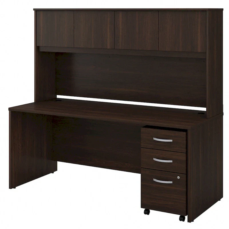 Studio C 72W Desk with Hutch and Drawers by Bush Business Furniture