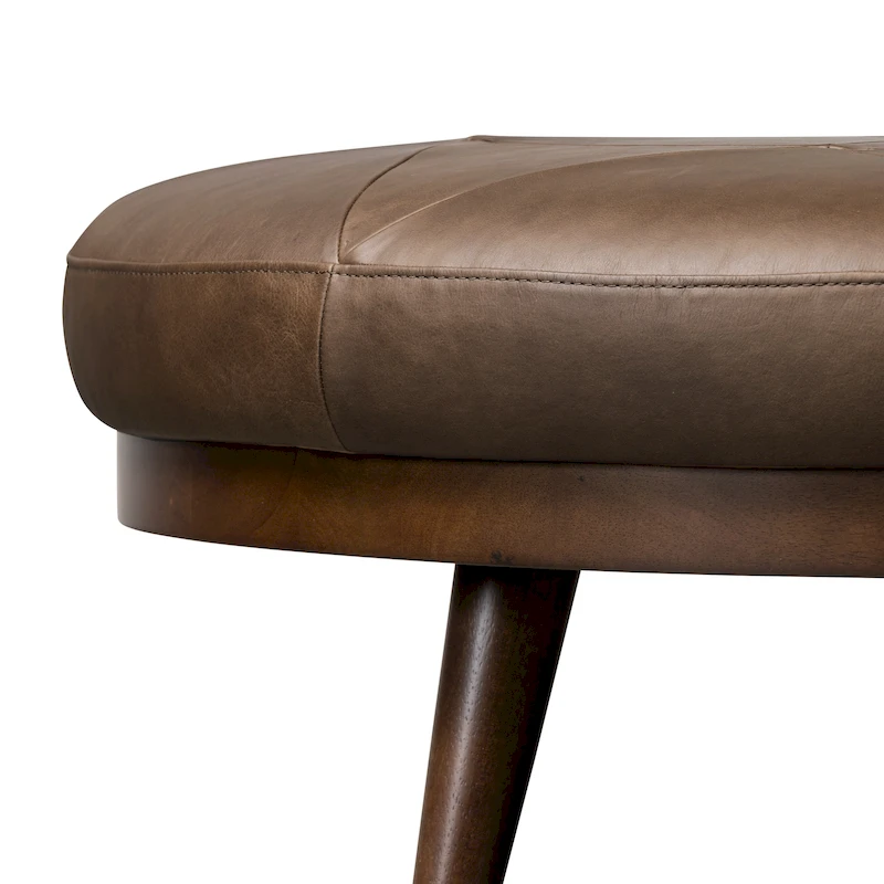Poly & Bark Gio Ottoman - Full Grain Genuine Italian Leather