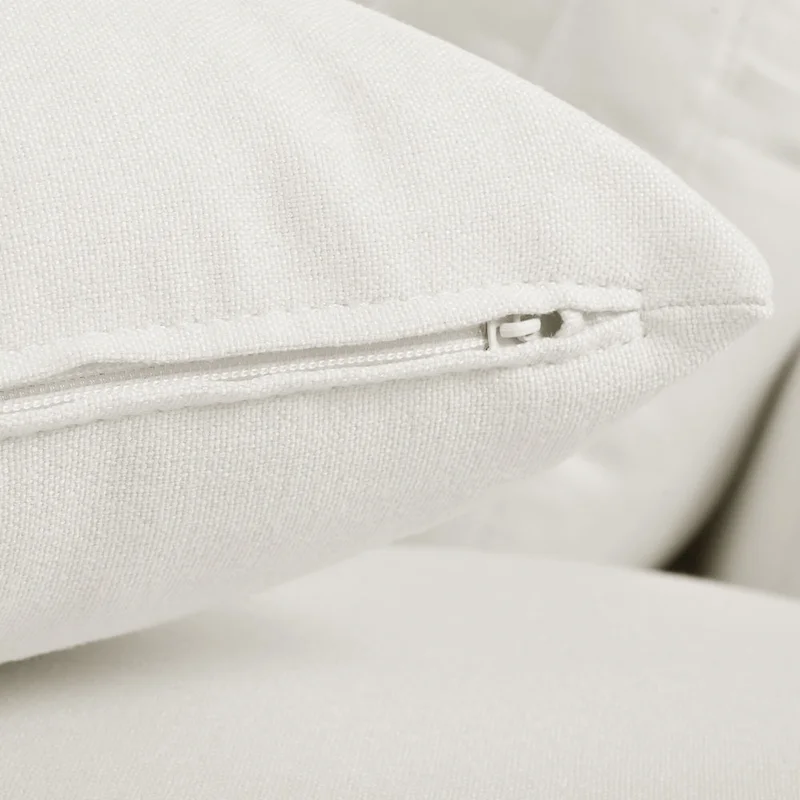 Beige 134.40 Modern U-Shaped 6 Seater Sectional Sofa with 2 Large Chaises, Removable Ottomans and Soft Cushions