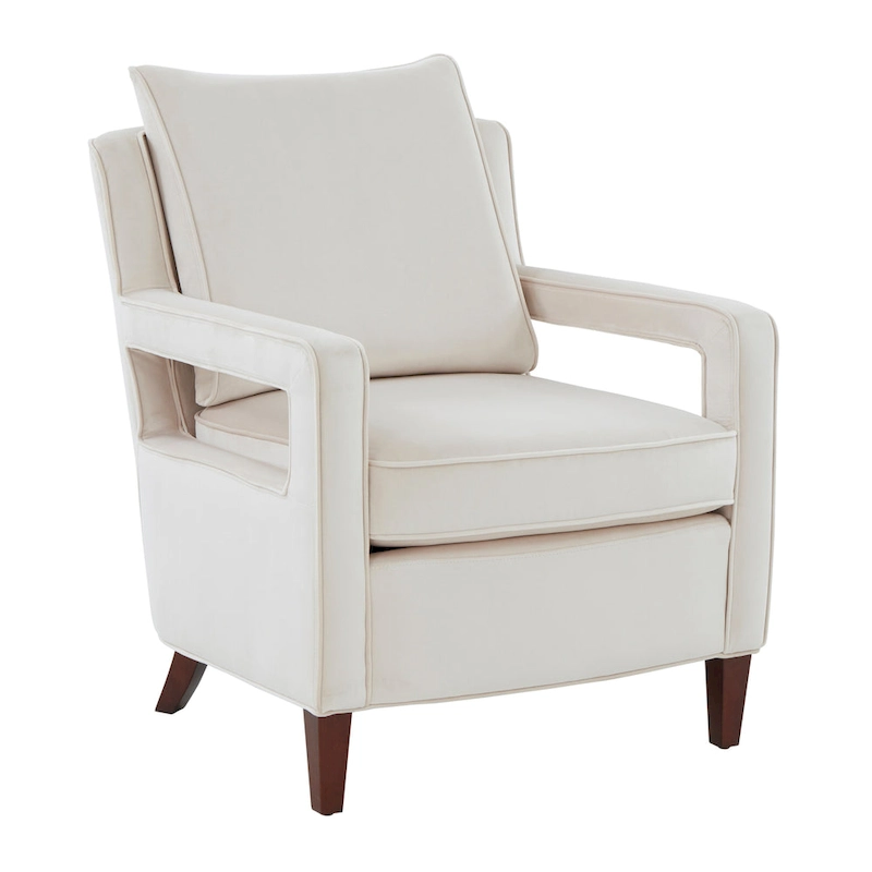 Velvet Accent Arm Chair