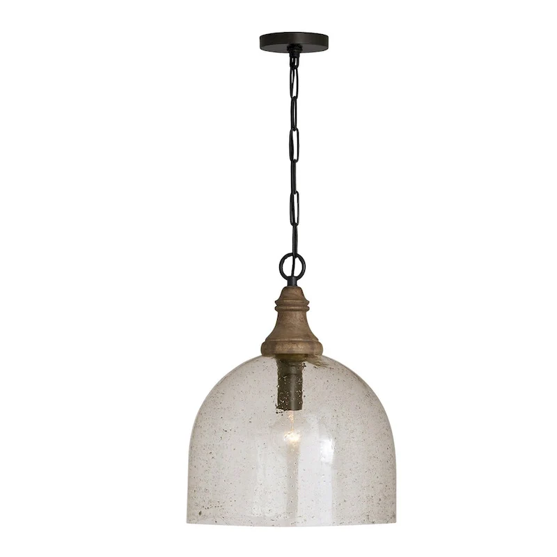 Inglewood 1-light Grey Wash/ Dark Pewter Hanging Pendant