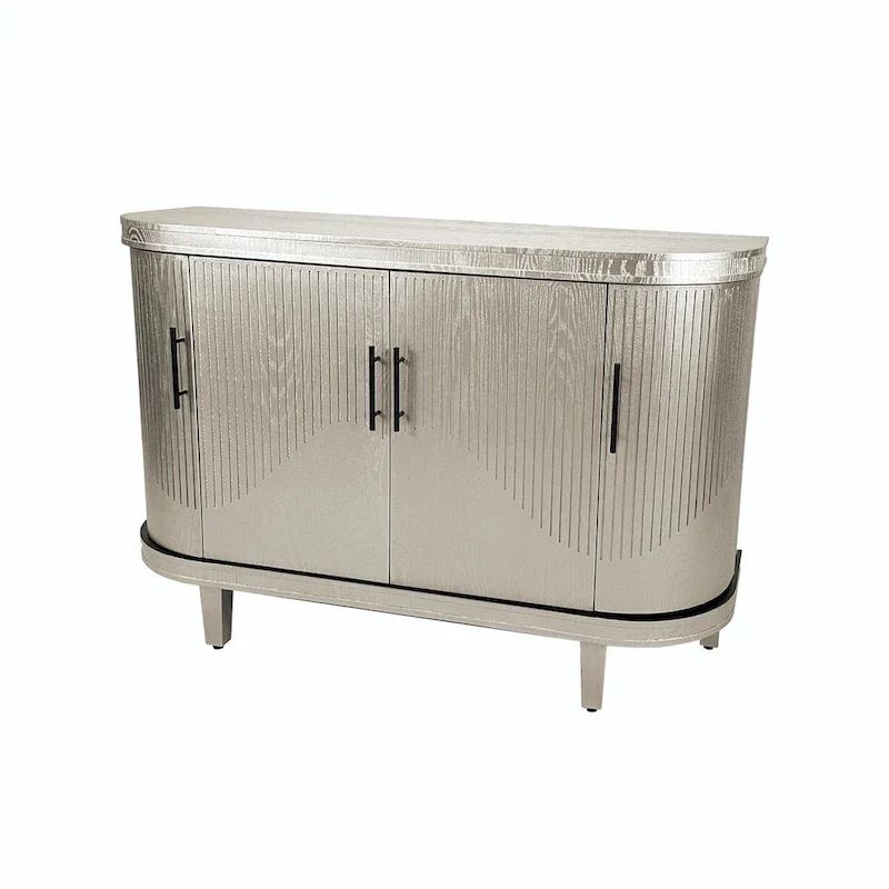 47.2-Inch Wooden Console Table & Coffee Bar Cabinet