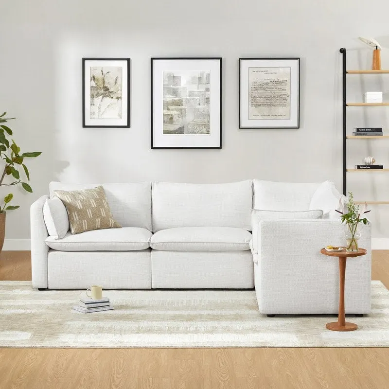 Cypress 107W L-shape Power Reclining Sectional Sofa Couch