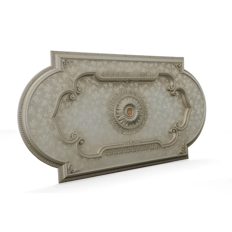 Blanco Rectangular Chandelier Ceiling Medallion 94 inches