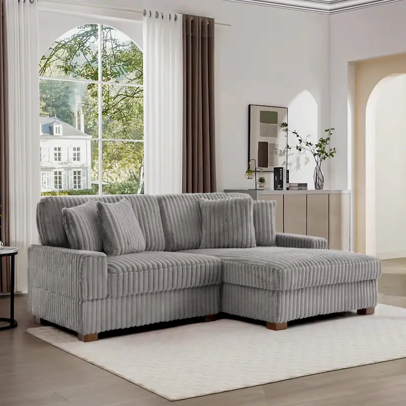 Indoor Oversized Modular Sectional Sofa Set Chaise Armchair