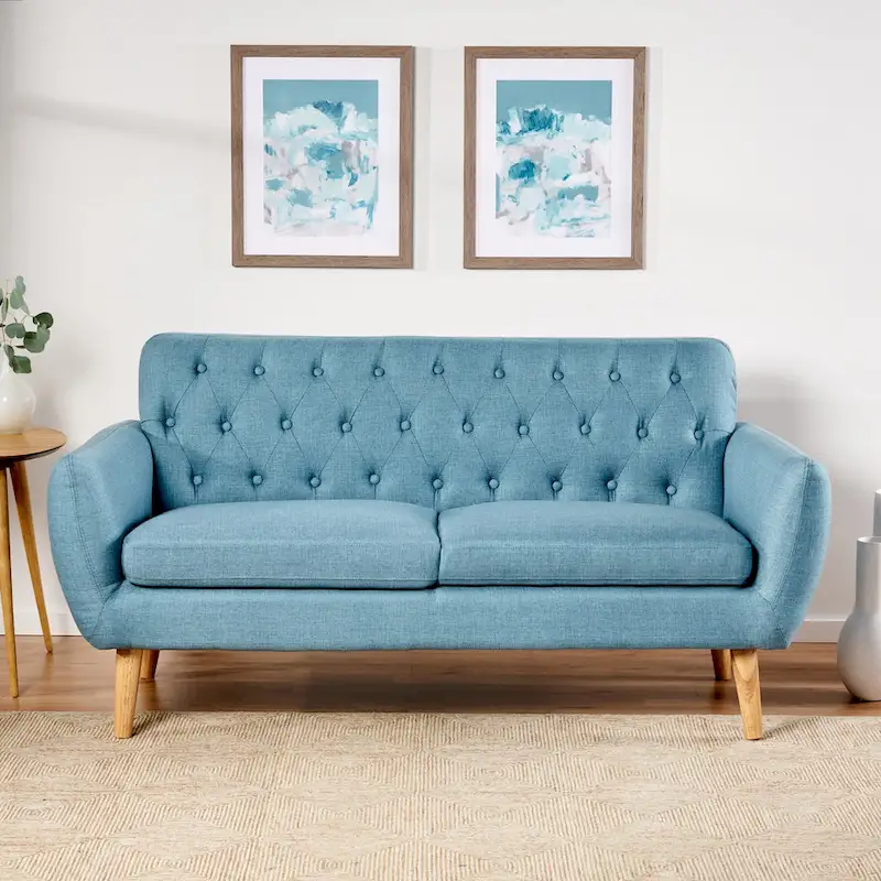 Bernice Mid-century Modern Petite Sofa by Christopher Knight Home
