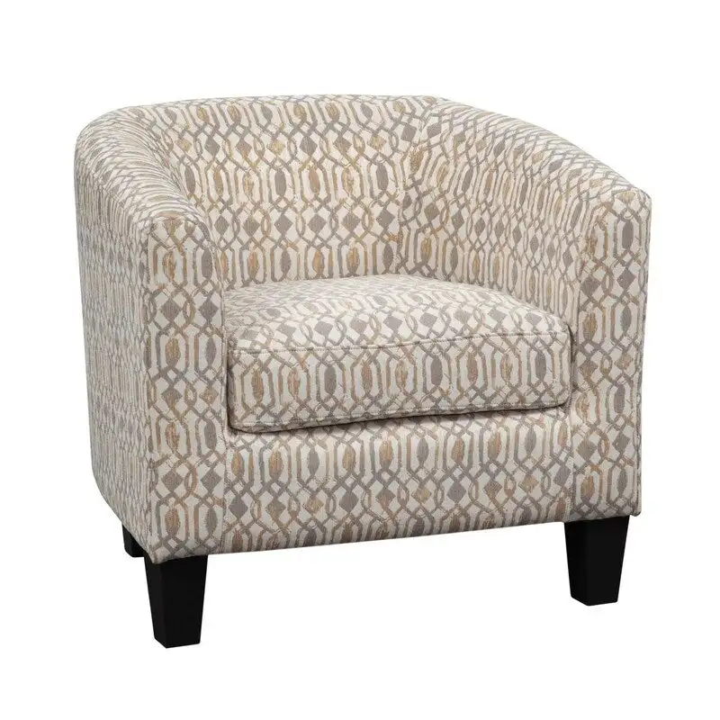 Grafton Home Enzo Upholstered Accent Barrel Chair