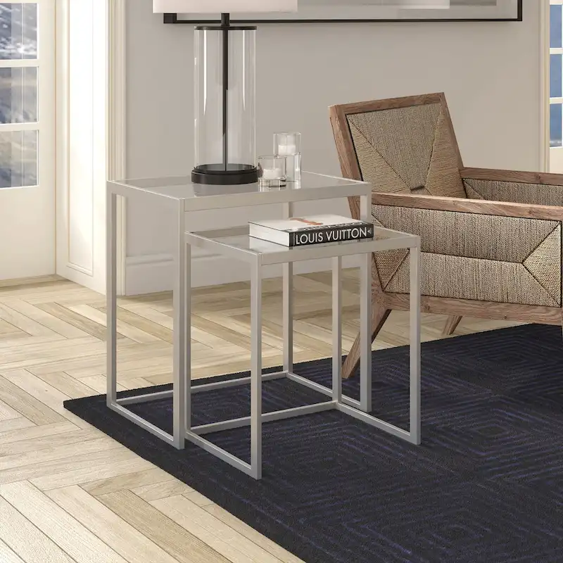 Rocco Rectangular Nested Side Table - 22