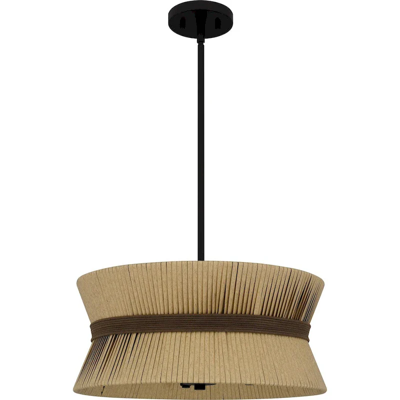 Delynn 4-Light Western Bronze Pendant Light