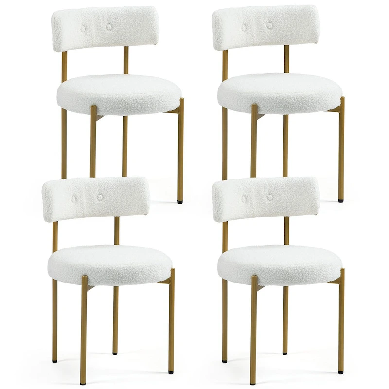 AVAWING Dining Chairs Mid-Century Modern Kitchen Chairs Set of 4