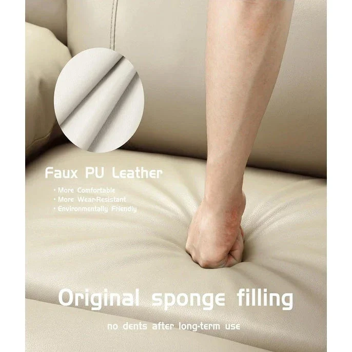 Leather Power Lift Recliner with Heat & Massage