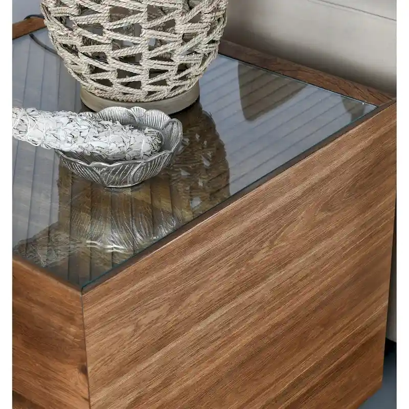 Classic Home Santa Barbara 26 Brown Wood End Table