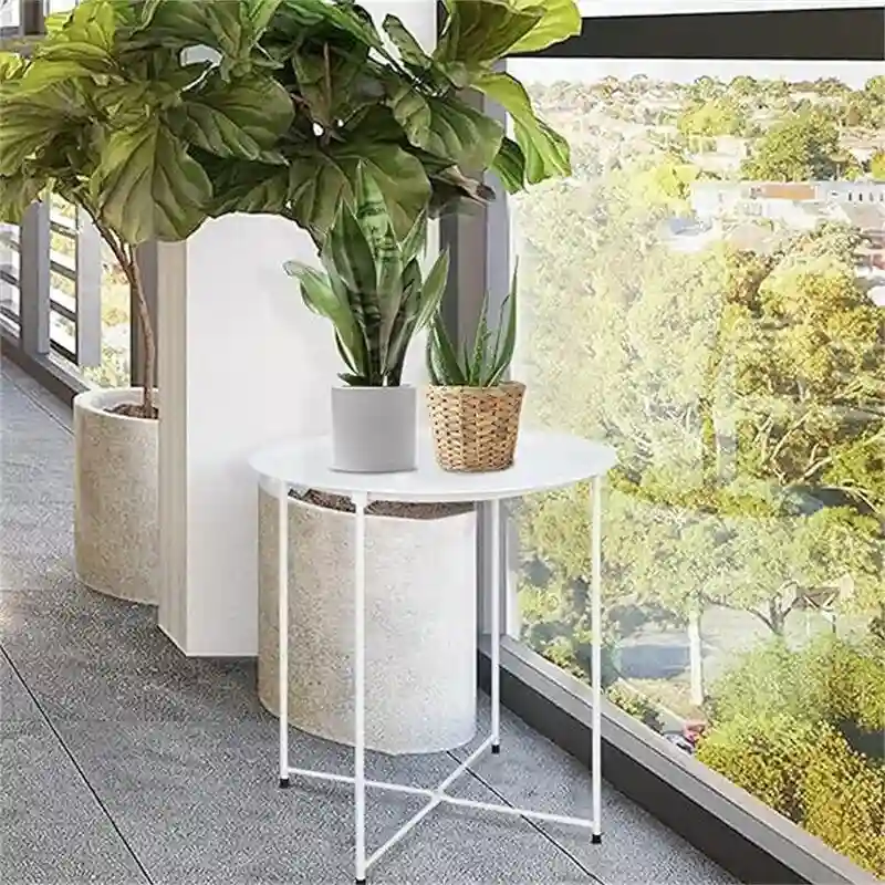 Tray Metal Side Table