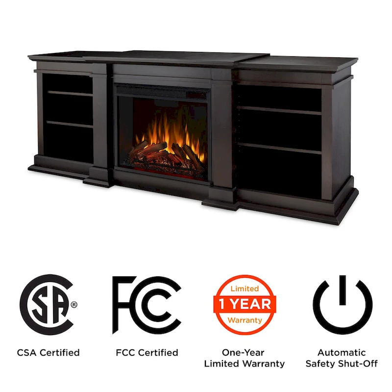 Fresno 72  Media Electric Fireplace by Real Flame