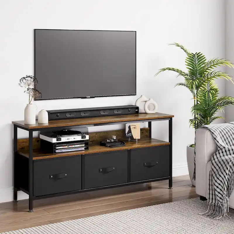 Dresser TV Stand 55 Inch Entertainment Center with Storage