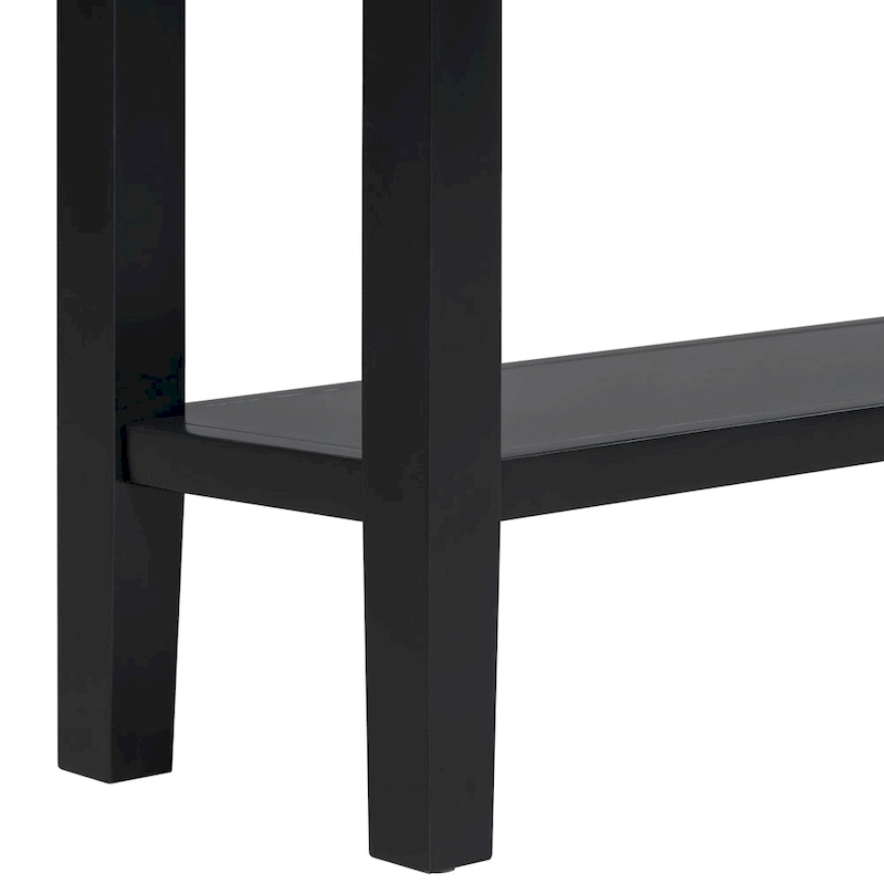 High-Quality Entryway Console Table with 4 Spacious Drawers & 1 Bottom Shelf