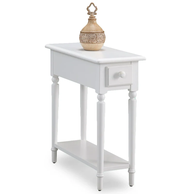 Coastal Chairside Wood Accent Table