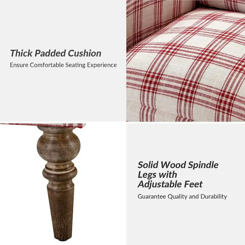 Mandan 29.5 Wide Traditional Accent Armchair with Solid Wood Legs Set of 2 by HULALA HOME