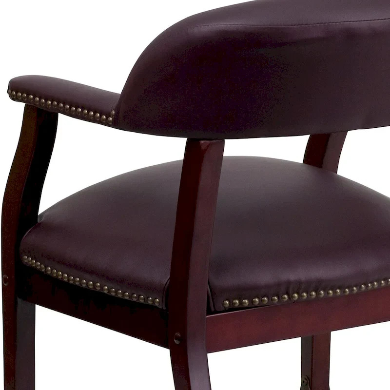 Conference Chair with Accent Nail Trim and Casters
